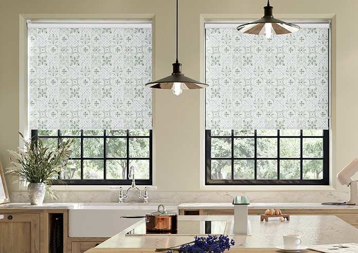 Moroccan Tiles, Bottle - Twist&Fit Roller Blind - Image 3